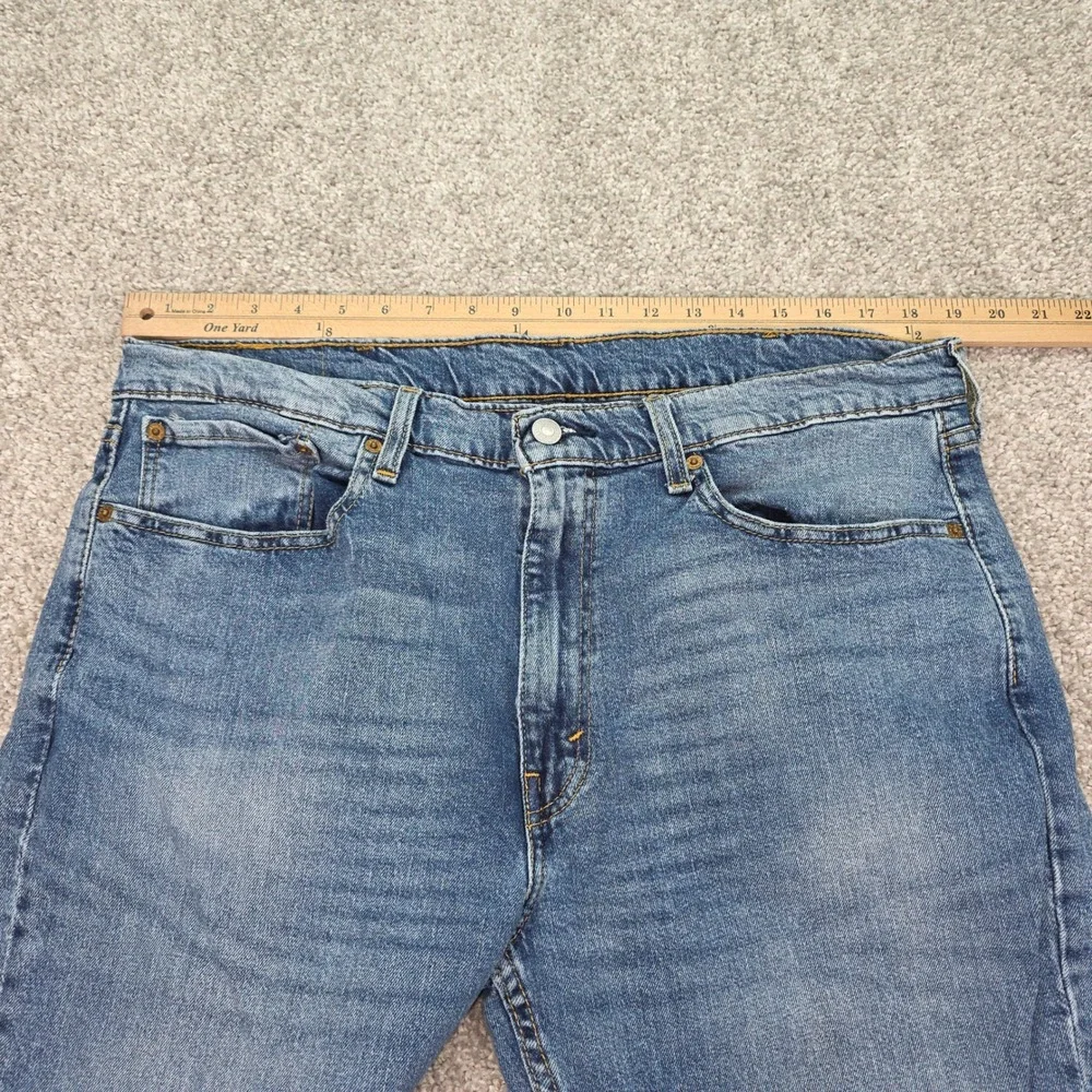 Levis 514 Straight‎ Fit Jeans Mens 38x30 Medium Wash Blue Denim Pants